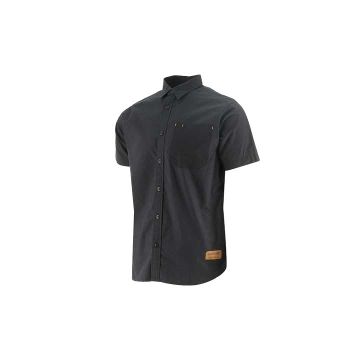 Caterpillar Work S/S Shirt - Mens T-Shirts - Black - NZ (421XBZJNF)